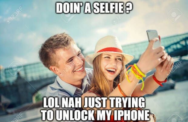 IPhone Face Unlock meme