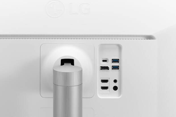 Parte trasera del nuevo monitor LG