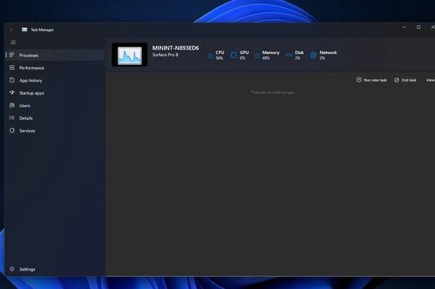Nuevo administrador de tareas para Windows 11