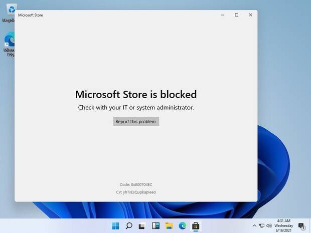 Windows 11 SE MS Store