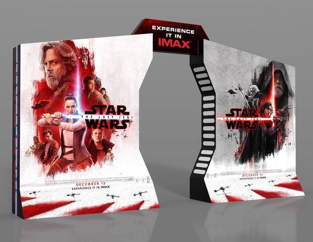 p�ster IMAX 3D de Star Wars: Los �ltimos Jedi