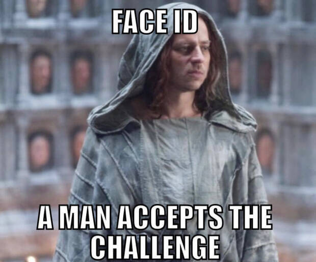 IPhone Face Unlock meme