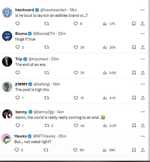 reacciones al anuncio