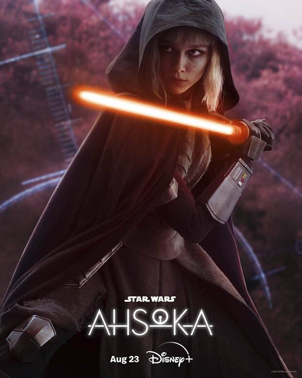 'Ahsoka' publica nuevos pósters de sus protagonistas y prepara su