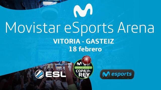 ESL Y Movistar llevarn los eSports a la final de la Copa del Rey de la ACB con Movistar esports Arena