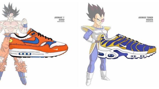 Imaginan cmo seran unas zapatillas de Dragon Ball de Nike