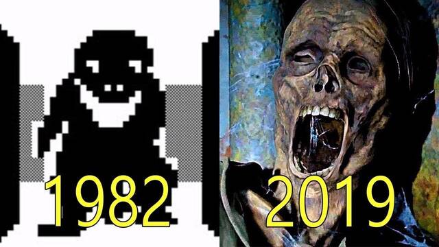 La evolucin grfica de los juegos de terror de 1982 al 2019