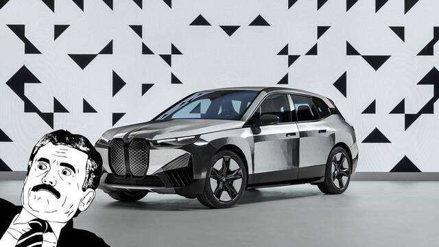 Tinta electr�nica, el ingrediente que hace que este BMW cambie de color al instante