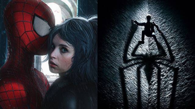 El póster fanart de The Amazing Spider-Man 3 con Gata Negra como protagonista