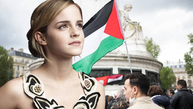 Emma Watson apoya al pueblo palestino y es acusada de antisemita
