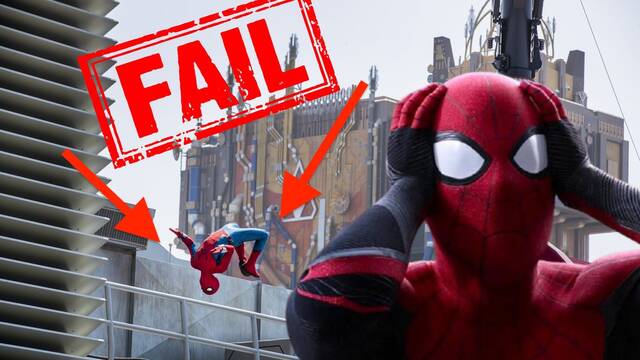 El animatronic de Spider-Man falla en Disneyland y se estrella en un vídeo viral