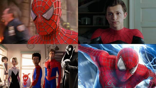 11 versiones de Spider-Man diferentes unidas en el mismo universo por este fanart