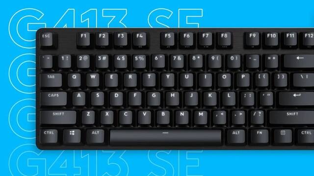 Logitech G presenta el teclado mecánico G413 para jugar... sin iluminación RGB
