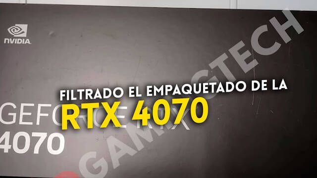 Se filtra el empaquetado de la NVIDIA GeForce RTX 4070 Founders Edition