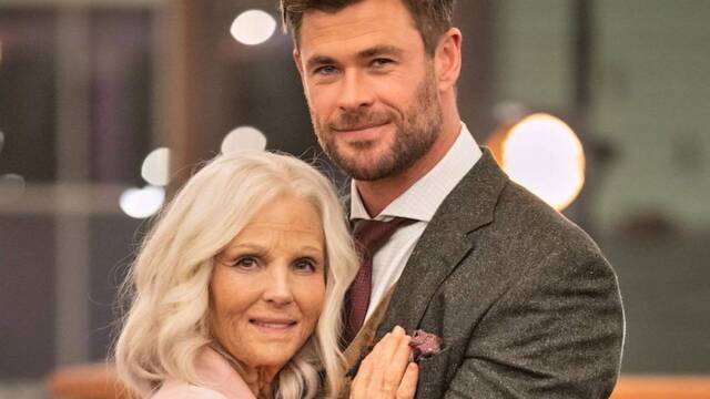Elsa Pataky se transforma en anciana y Chris Hemsworth se emociona al verla