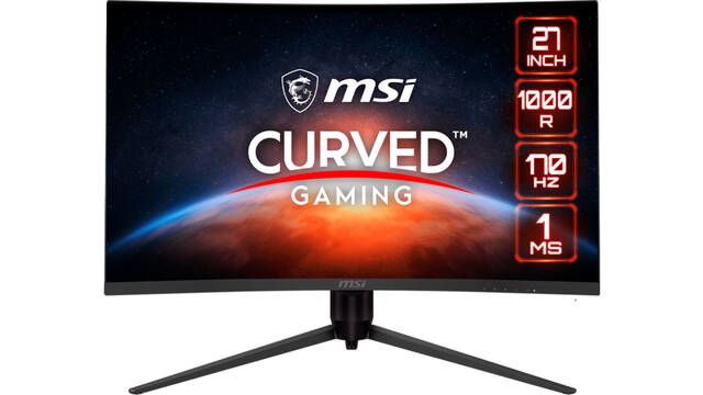 MSI anuncia su nuevo monitor curvo G271CQP E2: 1440p y 170 Hz