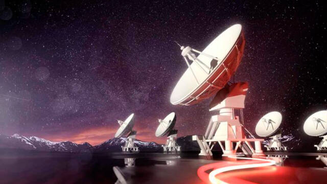 Detectan una señal de radio a 8.800 millones de años procedente de una galaxia desconocida