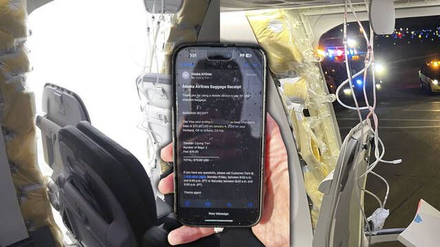 Encuentran un iPhone que cay de un avin de Alaska Airlines desde 5.000 metros de altura y todava funciona