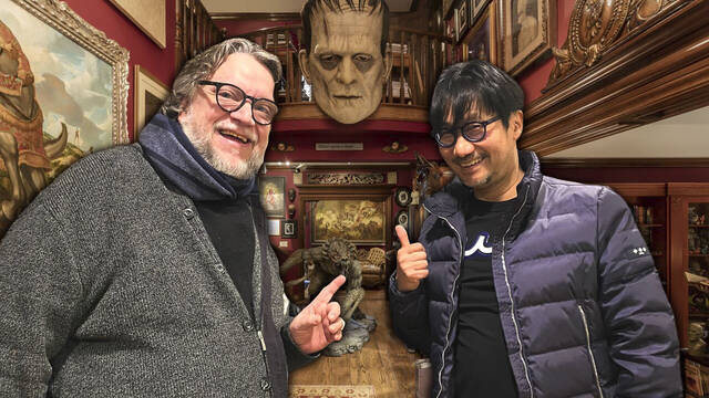 Hideo Kojima visita la mansin de Guillermo del Toro que es todo un museo dedicado al cine de terror