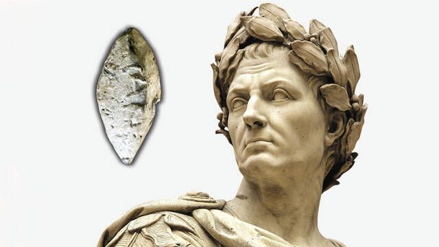 Arquelogos encuentran un misterioso proyectil romano, con una amenaza inscrita, enviado por Julio Csar a Pompeyo
