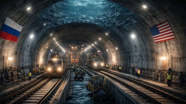 El megat�nel ferroviario de 250.000 millones entre Asia y Am�rica: EE.UU y Rusia dicen s�, pero temen un terremoto de escala 7,9