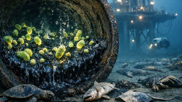 Miles de millones de bacterias devoradoras de petr�leo fracasan en el Golfo: eliminan el 70 % de los vertidos pero 'comen acero'