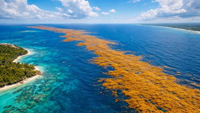 Millones de algas invaden sin control el mar del Caribe y la costa de �frica: la NASA alerta de un peligro ecol�gico global