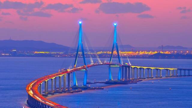 12,3 km sobre el mar, pilares de 230 metros y adaptado al viento oce�nico: el puente surcoreano que cambia la ingenier�a moderna