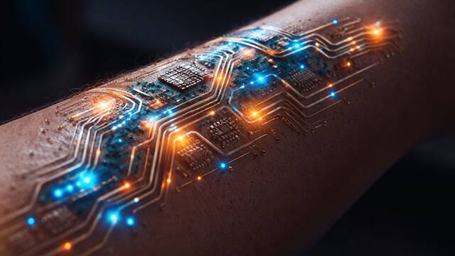 Parece ciencia ficci�n: imprimen millones de circuitos electr�nicos sobre la piel en minutos usando luz con pol�meros no t�xicos