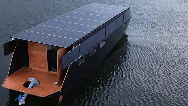 Un yate 100% solar sin combustible, 200 d�as de trabajo y un estreno frustrante: la embarcaci�n no logr� ni salir de Francia