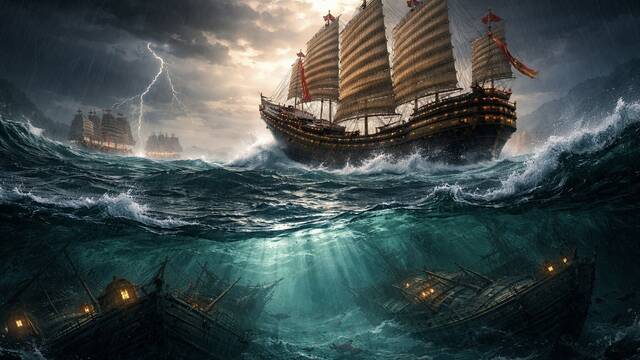 Descubren a 1500 metros de profundidad un extra�o tesoro imperial: expertos hallan una c�psula del tiempo china del siglo XVI