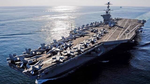 El USS Gerald Ford frente a Venezuela: 13.000 millones de d�lares y el portaaviones de 100.000 toneladas m�s grande del planeta