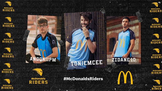 Movistar Riders y McDonadl's crean McDonald's Riders, su equipo de FIFA 21