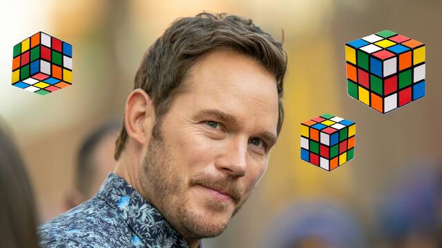 Chris Pratt consigue su meta de 2020: resolver su cubo de Rubik