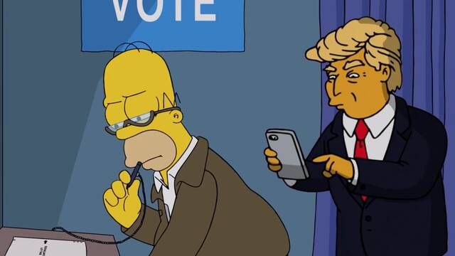 Los Simpsons nos dan '50 razones para no votar a Trump' en un nuevo vdeo