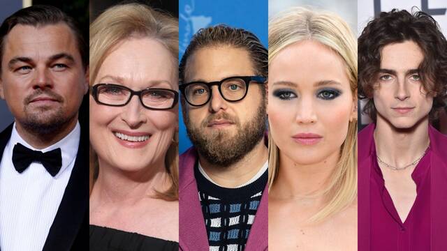 Don't Look Up: Leonardo DiCaprio y Jennifer Lawrence, entre otras estrellas, se suman al film de Netflix