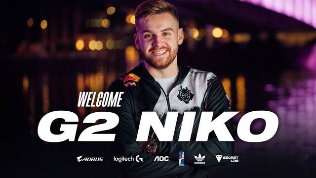 G2 anuncia el fichaje de Niko para su equipo de CS:GO