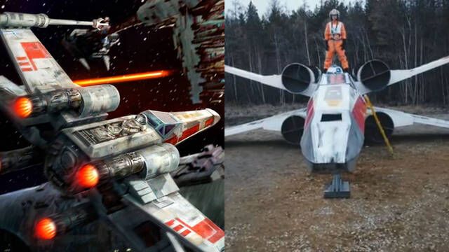 'Star Wars': Recrean el impresionante X-Wing de Luke Skywalker a tamaño real