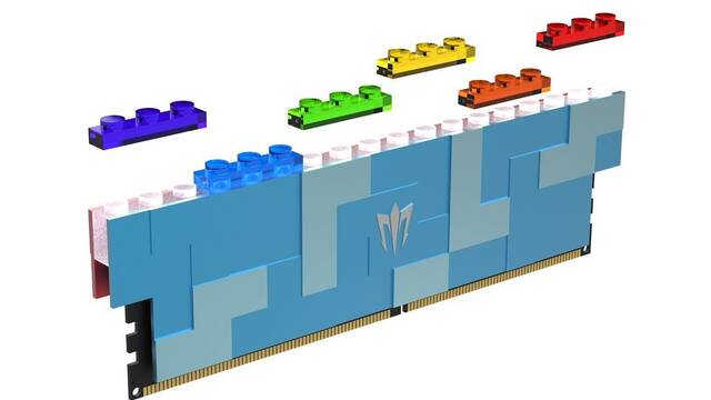 Galax anuncia una memoria RAM DDR5 'gamer' con un diseo inspirado en piezas de LEGO