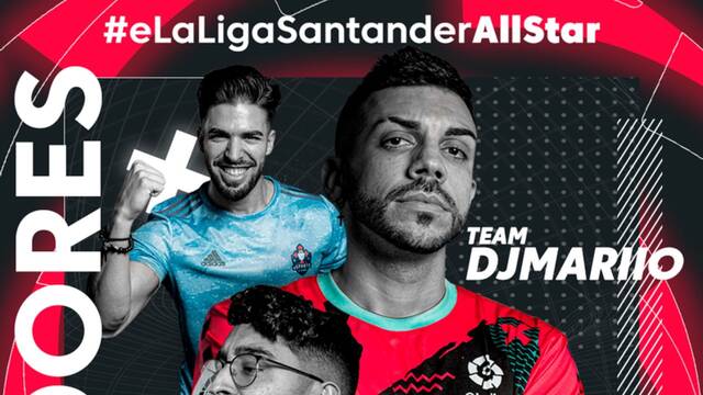 El Team DJMariio vence en  #eLaLigaSantanderAllStar
