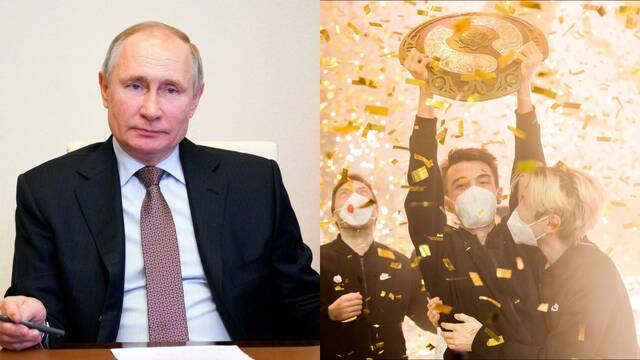 Vladimir Putin, presidente de Rusia, felicita a Team Spirit por vencer en The International 10