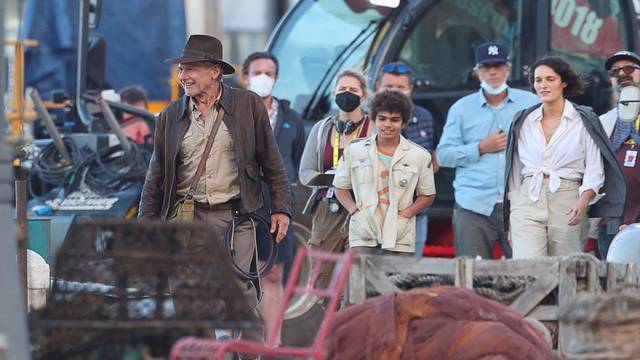 Primeras imgenes de Indiana Jones 5 desde el set de rodaje. Vuelve Harrison Ford!