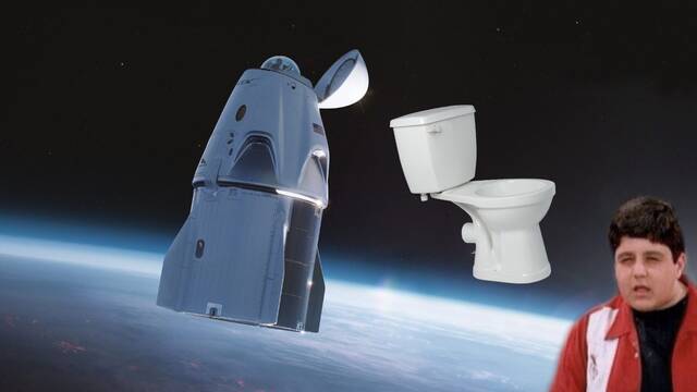 Pis espacial: Ya sabemos qu ocurri con los baos de la Crew Dragon de SpaceX