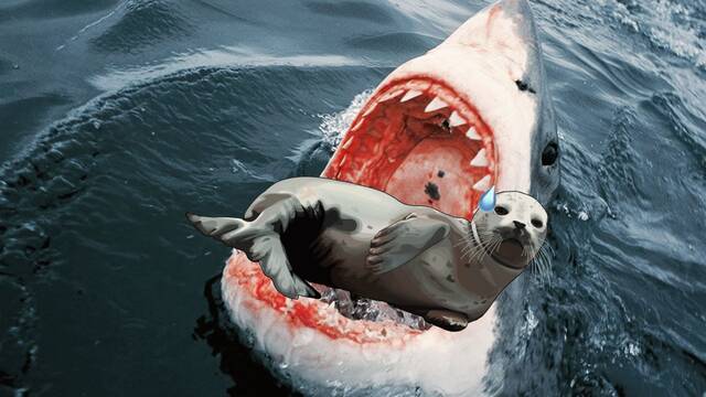 Los tiburones nos confunden con focas y por eso nos atacan