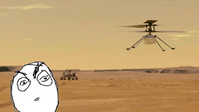 El helic�ptero Ingenuity sufri� una irregularidad en su motor antes de la conjunci�n solar
