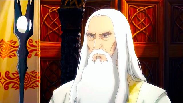 Saruman resucita con la voz de Christopher Lee en 'El Seor de los Anillos: La guerra de los Rohirrim, sin depender de IA