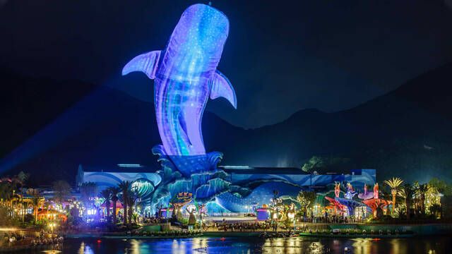 El acuario ms grande del mundo est en un parque de atracciones chino que no es ni de Disney ni de Warner