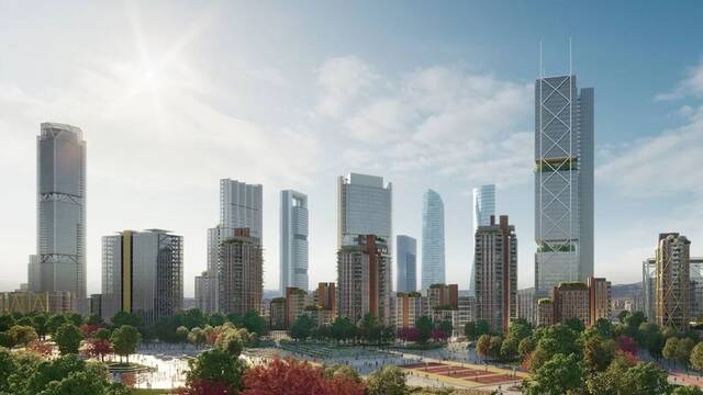El megarascacielos de Madrid Nuevo Norte va a ser el ms alto de toda Europa y cambiar por completo del 'skyline' de Espaa