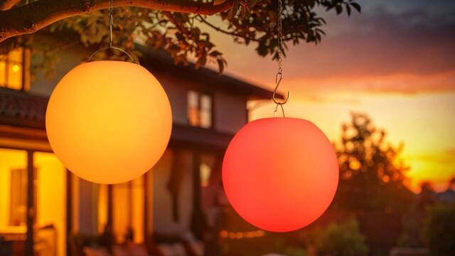 Una esfera luminosa porttil que parece sacada de Dragon Ball, pero en lugar de conceder deseos ilumina tu jardn