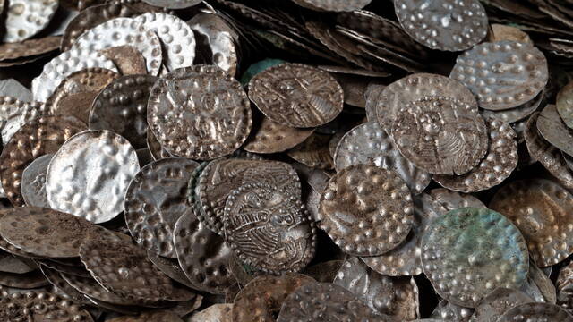 Un hombre sueco buscaba lombrices y hall un tesoro de valor incalculable: 24.000 monedas de plata de hace 1.000 aos